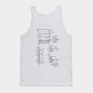 Cushioned Cargo Supporting Structure Vintage Patent Hand Drawing Tank Top